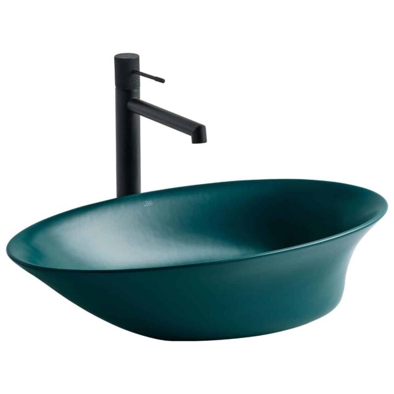 Lena EH-4610MY Tezgah Üstü Lavabo Mat Yeşil - EH-4610MY - Tezgah Üstü Lavabo - 1