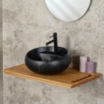 Lena EH-4660M5 Tezgah Üstü Lavabo Siyah - EH-4660M5 - Tezgah Üstü Lavabo - 2