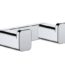 Hansgrohe AddStoris İkili Askı Krom - 41755000 - Askılık, Bornoz Askılığı - 1