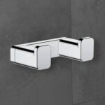Hansgrohe AddStoris İkili Askı Krom - 41755000 - Askılık, Bornoz Askılığı - 2