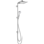 Hansgrohe Duş Kolonu 240 1 Jet, EcoSmart, 9 lt/dk, Reno Kare Tepe Duşlu Crometta E
