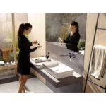 Hansgrohe Metropol Tek Kollu Lavabo Bataryası Çubuk Volan, Ankastre Duvara Monte, 22.5 cm Gaga - 32526000 - Ankastre Lavabo Bataryası - 2