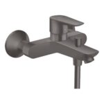 Hansgrohe Talis E Banyo Bataryası Aplike Mat Siyah - 71740340 - Hansgrohe Kampanyalı Ürünler, Banyo Bataryaları - 1