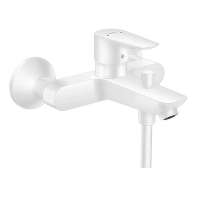 Hansgrohe Talis E Banyo Bataryası Aplike Satin Beyaz - 71740700 - Banyo Bataryası - 1