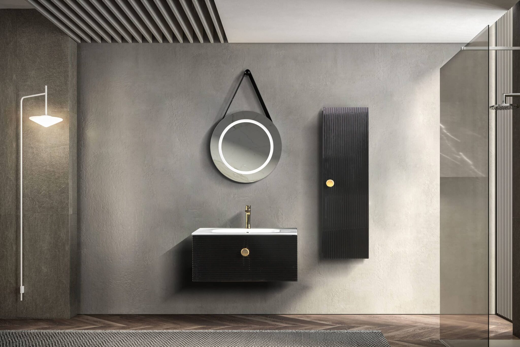 Bagnora Elbis 80 cm Banyo Dolabı (Boy Dolapsız) Bagnora Elbis 80 cm Banyo Dolabı (Boy Dolapsız)