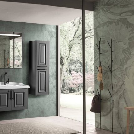 Bagnora Fiona 80 cm Gri Banyo Dolabı (Boy Dolapsız)