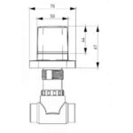 Bocchi Rado Ankastre Stop Valf Yuvarlak Rozeti