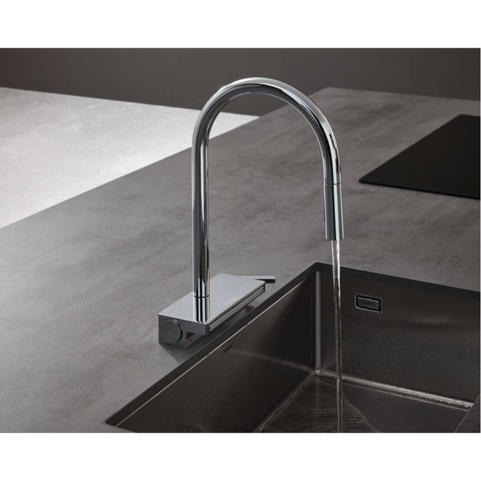Hansgrohe Aquno Select M81 Tek kollu Eviye Bataryası 170, Çekilebilir El Duşu, 3jet, sBox - Görsel 2