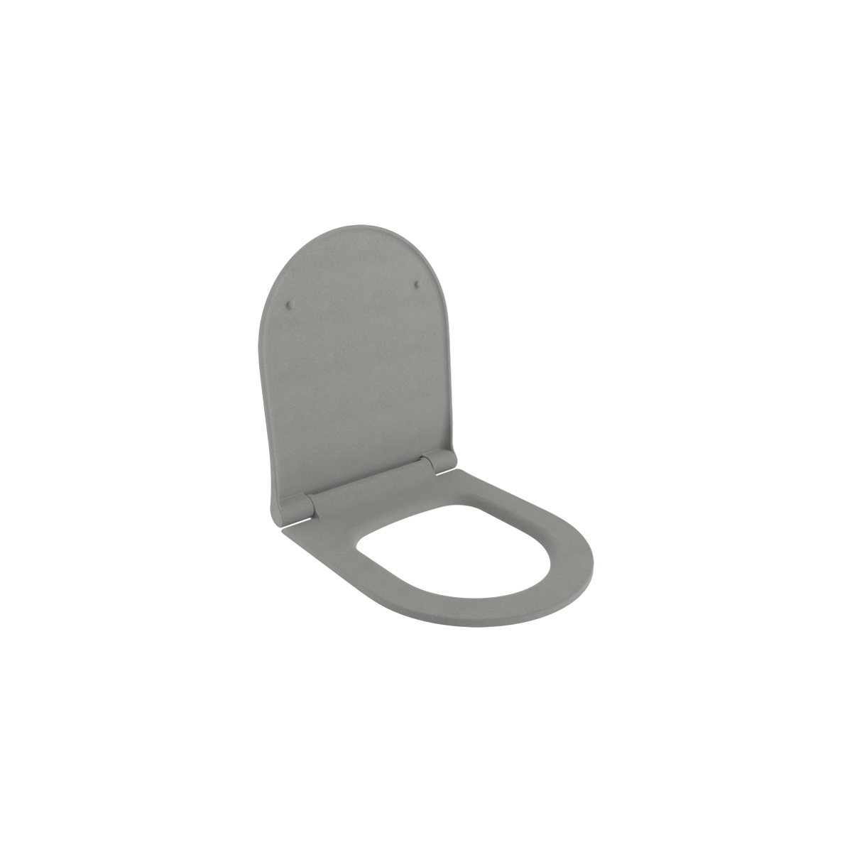 A0336-069 Bocchi Klozet Kapağı - Çeşitli Modellerle Uyumlu Mat Beton - Görsel 1