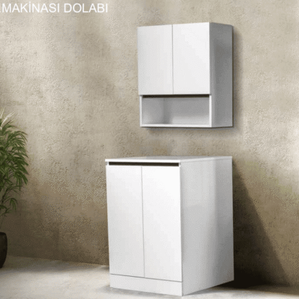 Bagnora Çamaşır Makinesi Dolabı 70 cm Beyaz