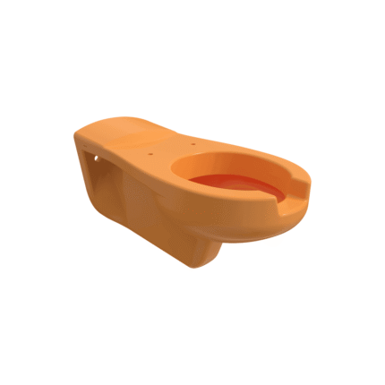 Bocchi Care & Comfort Gizli Taharet Girişli Bedensel Engelli Tek Klozet Önü Parlak Mandalina Sarısı - 2011-021-0128 - Bedensel Engelli Ürünleri