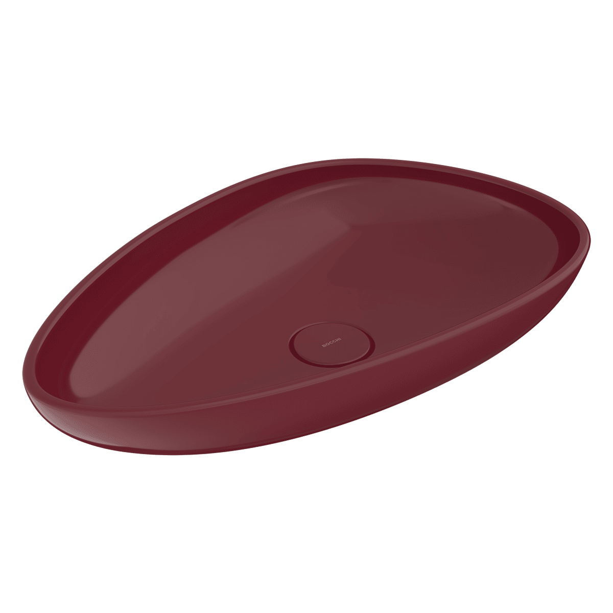Bocchi Etna Çanak Lavabo Parlak Burgonya Bordosu Bocchi Etna Çanak Lavabo Parlak Burgonya Bordosu