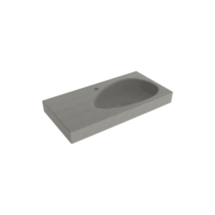 Bocchi Etna Etajerli Lavabo 90 cm Mat Beton - 1115-069-0126 - Etajerli Lavabo