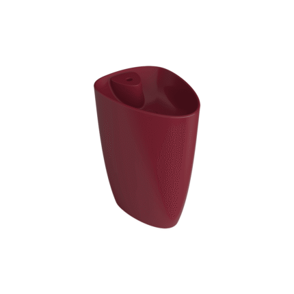 Bocchi Etna Monoblok Lavabo Parlak Burgonya Bordosu - 1337-072-0126 - Monoblok Bütün Lavabo