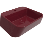 Bocchi Firenze Çanak Lavabo Parlak Burgonya Bordosu - 1074-072-0126 - Çanak Lavabo