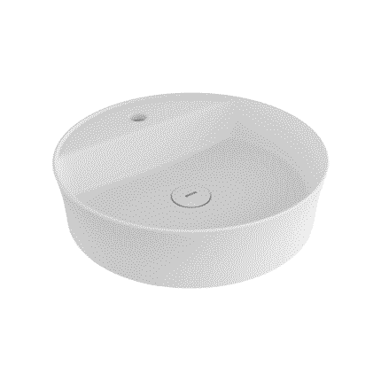 Bocchi Sottile Slim Line Tezgah Üstü Lavabo 45 cm Mat Beyaz