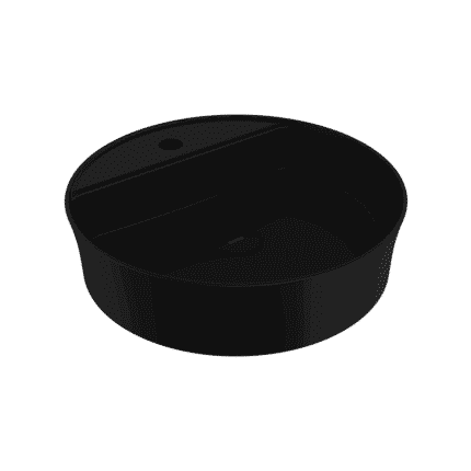 Bocchi Sottile Slim Line Tezgah Üstü Lavabo 45 cm Mat Siyah