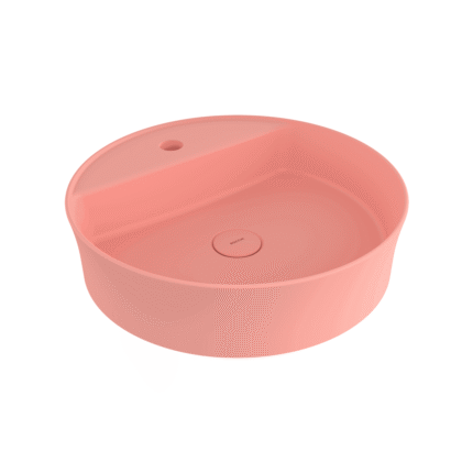 Bocchi Sottile Slim Line Tezgah Üstü Lavabo 45 cm Mat Somon