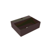 Bocchi Sottile Slim Line Tezgah Üstü Lavabo 30x24 cm Mat Kahve - 1470-025-0126 - Tezgah Üstü Lavabo