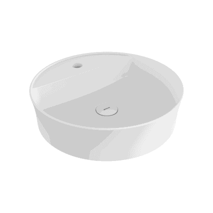 Bocchi Sottile Slim Line Tezgah Üstü Lavabo 45 cm Mat Beyaz - 1599-002-0126 - Tezgah Üstü Lavabo