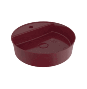 Bocchi Sottile Slim Line Tezgah Üstü Lavabo 45 cm Parlak Burgonya Bordosu - 1599-072-0126 - Tezgah Üstü Lavabo