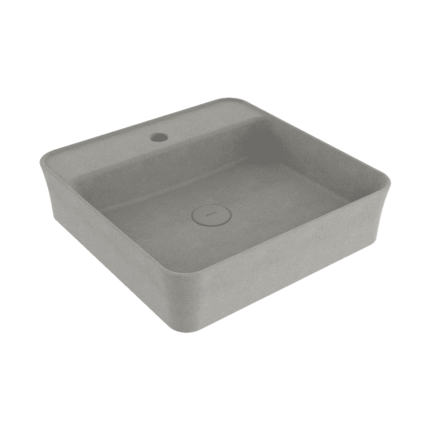 Bocchi Sottile Slim Line Tezgah Üstü Lavabo 45x45 cm Mat Beton - 1598-069-0126 - Tezgah Üstü Lavabo