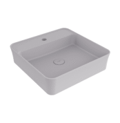 Bocchi Sottile Slim Line Tezgah Üstü Lavabo 45x45 cm Mat Gri - 1598-006-0126 - Tezgah Üstü Lavabo