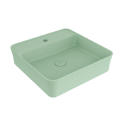 Bocchi Sottile Slim Line Tezgah Üstü Lavabo 45x45 cm Mat Mint Yeşil - 1598-033-0126 - Tezgah Üstü Lavabo