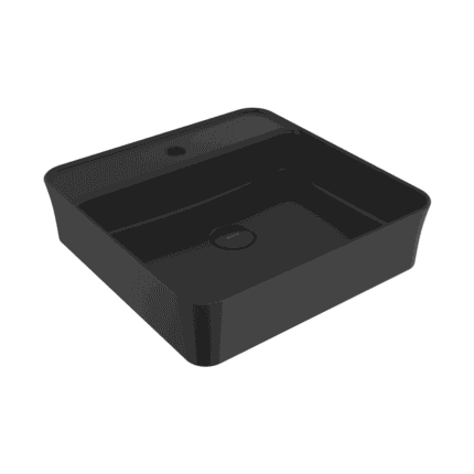 Bocchi Sottile Slim Line Tezgah Üstü Lavabo 45x45 cm Mat Siyah - 1598-004-0126 - Tezgah Üstü Lavabo