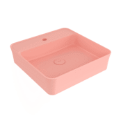 Bocchi Sottile Slim Line Tezgah Üstü Lavabo 45x45 cm Mat Somon - 1598-032-0126 - Tezgah Üstü Lavabo