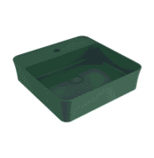 Bocchi Sottile Slim Line Tezgah Üstü Lavabo 45x45 cm Mat Yeşil - 1598-027-0126 - Tezgah Üstü Lavabo