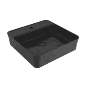 Bocchi Sottile Slim Line Tezgah Üstü Lavabo 45x45 cm Parlak Siyah - 1598-005-0126 - Tezgah Üstü Lavabo