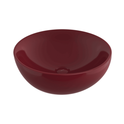 Bocchi Venezia Çanak Lavabo 45 cm Parlak Burgonya Bordosu