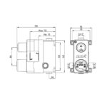 ECA Altın Çift Yollu Ankastre Duş Bataryası Sıva Altı Grubu - 102866201 - Ankastre Sıva Altı Grubu - 1