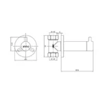 ECA Ankastre Ara Kesme Valfi