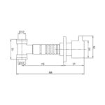 ECA Ankastre Ara Kesme Valfi