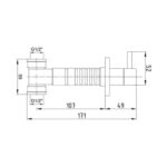 ECA Ankastre Ara Kesme Valfi - 102151017 - Stop Valf - 1