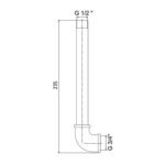 ECA Ankastre Banyo Bataryası Sıva Altı Boru - 101026448 - Ankastre Banyo Bataryası - 1