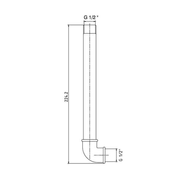 ECA Ankastre Banyo Bataryası Sıva Altı Boru - 101026450 - Ankastre Banyo Bataryası - 1