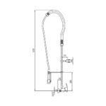 ECA Aplike Endüstriyel Mutfak Bataryası - 102107132 - Endüstriyel Mutfak Bataryaları, Mutfak Eviye Bataryası - 1