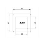 ECA Caro Ankastre Ara Kesme Valfi - 102151022 - Stop Valf - 1