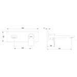 ECA Dalia Rozetli Ankastre Lavabo Bataryası - 102167612-K - Ankastre Lavabo Bataryası - 2