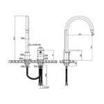 ECA Delta Çift Delikli Eviye Bataryası - 402105007 - Mutfak Eviye Bataryası - 1