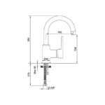 ECA Delta Döner Borulu Lavabo Bataryası - 102108765 - Lavabo Bataryası - 1