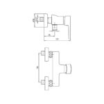 ECA Delta Duş Bataryası - 102102367 - Duş Bataryası - 1