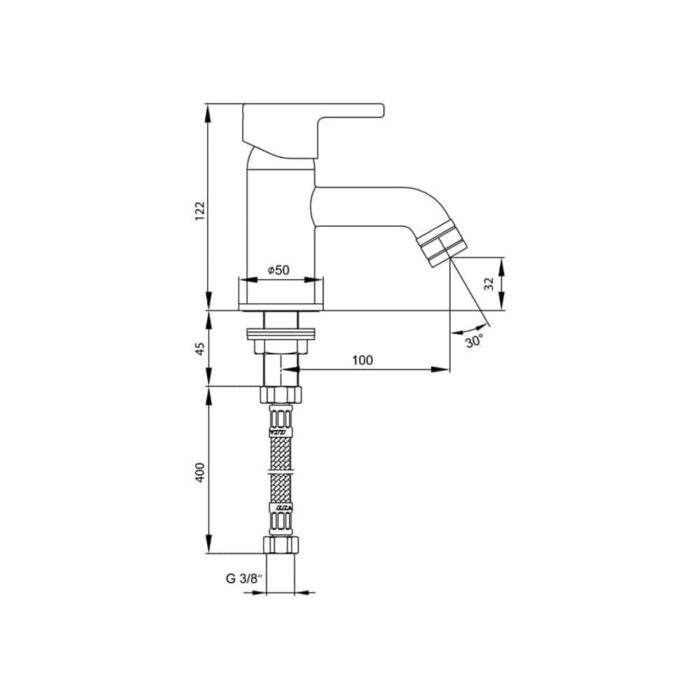 ECA Delta Lavabo Musluğu - 102109280 - Lavabo Bataryası - 1