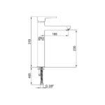 ECA Delta Yüksek Tip Lavabo Bataryası - 102108860 - Çanak Lavabo Bataryası - 1