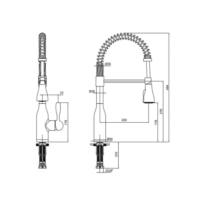 ECA Flux Eviye Bataryası - 406218019 - Mutfak Eviye Bataryası - 1