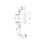 ECA Fotoselli Pisuvar Musluğu, Elektrikli, Sıva Altı - 102111074 - Musluk - 1