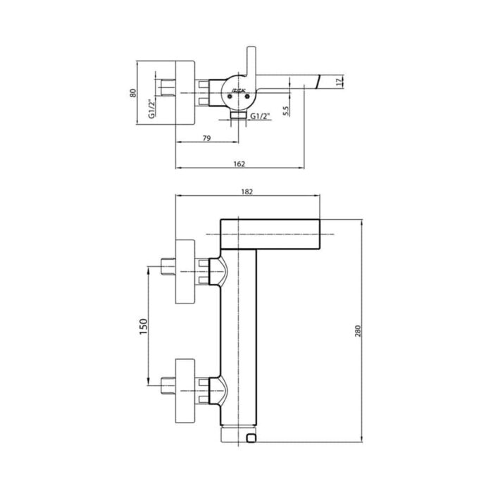 ECA İcon Banyo Bataryası - 102102478H - Banyo Bataryası - 1